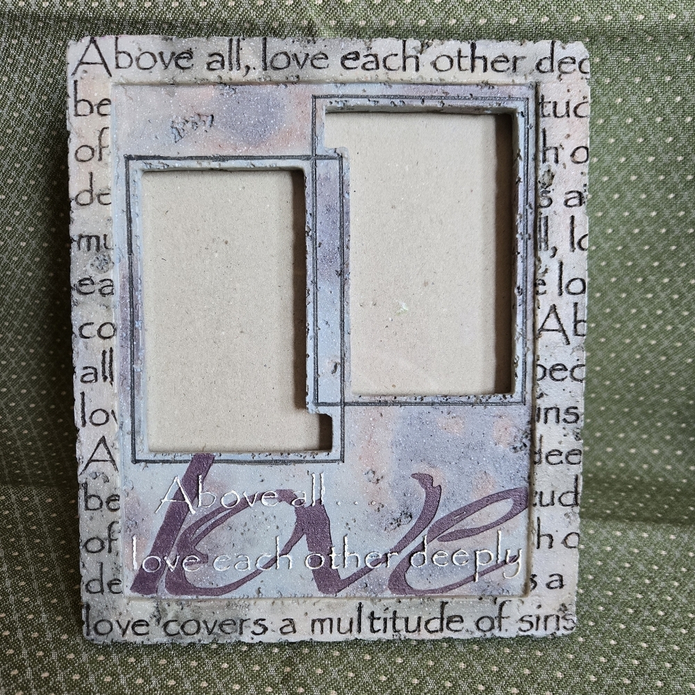 Love-Themed Photo Frame - By Faith Religious